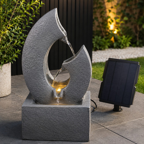 Solar water fountain garden - solar,