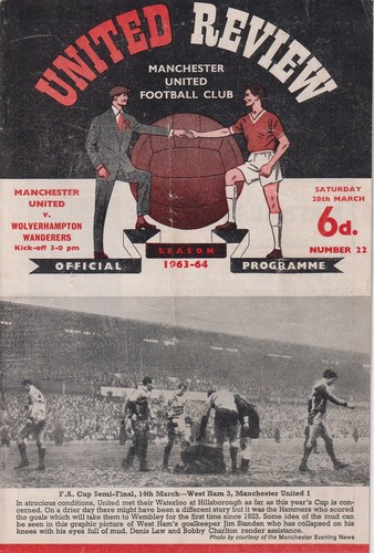 Football programme man - football, v