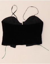 VINTAGE Womens Crop Velvet