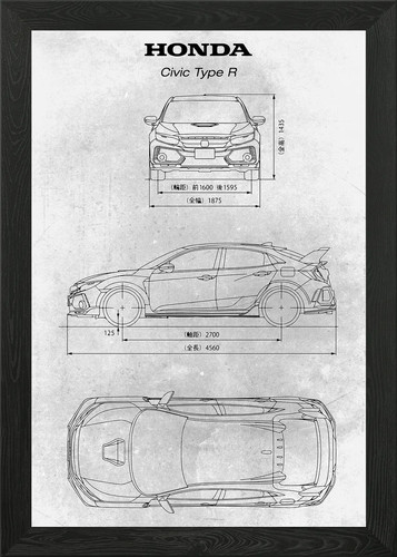 No100 honda civic - honda, r