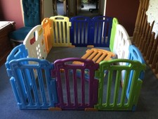 Large adjustable baby play pen