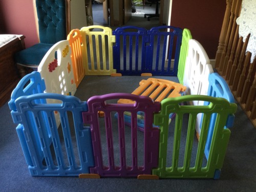 Large adjustable baby play - , pen