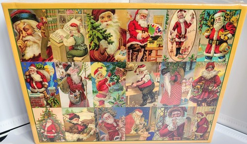 Vintage santa collage 1000 - santa,