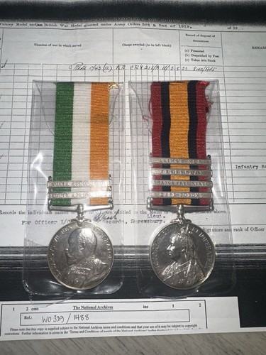 Boer war medal pair - boer,
