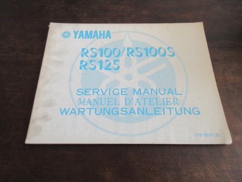 Yamaha rs100 rs100s rs125 1977 - yamaha,
