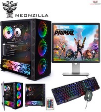 FAST Intel Core i5 Gaming PC SET Computer 8GB RAM 1TB HDD Windows 10 GT710 2GB 