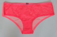 La Senza size 10 lace front brazilian knickers panties briefs  floral lace Pink
