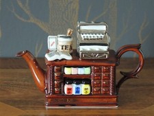 Vintage Paul Cardew Design Pottery 'Tea Shop Counter' Miniature Collector Teapot