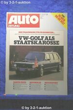 Car Magazine 11/78 VW Golf State Limousine Saab 99 Audi 100 5E
