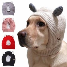 Anxiety Relief Pet Ears Covers Warm Earmuffs Dog Ear Muffs Warm Puppy Cap