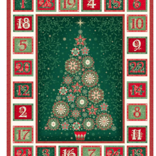 Makower good tidings fabric - makower,