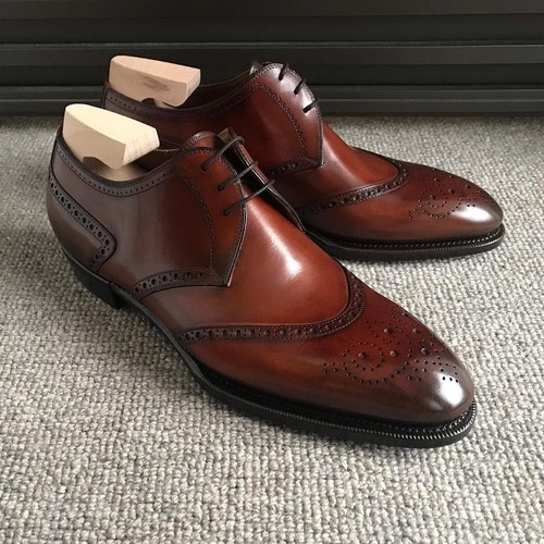 Brown leather dress - brown,