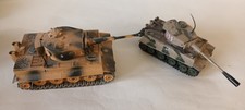 TWO Solido/Corgi German Panzer TIGER Tank Models