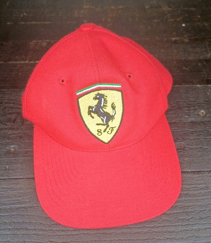 Vintage ferrari red baseball - ferrari,