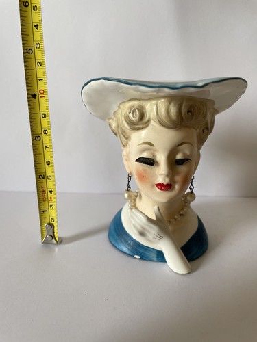 Vintage napco lady head vase - vintage,