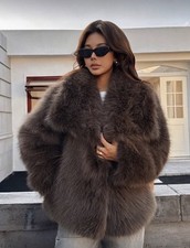 Women's Chocolate Brown Furry