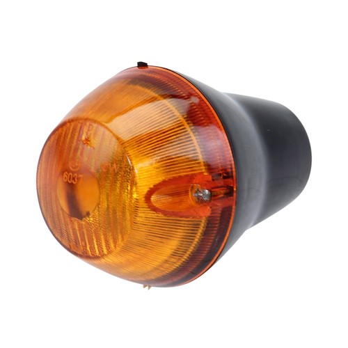 Indicator round black front - black,