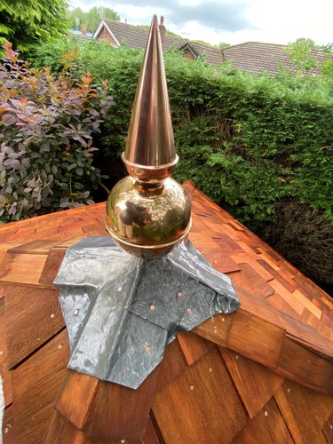 Copper roof finial - , various