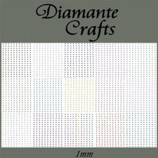 240 x 1mm Diamante Self Adhesive Rhinestone Nail body Gem Choose from 19 Colours