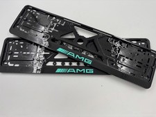 2x CARBON Number Plate