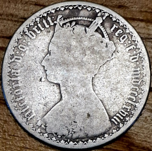 1868 victoria gothic florin - 1868,