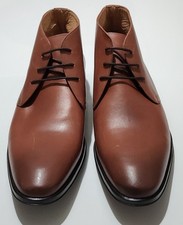 Anatomic Prime Saulo Leather Lace-up Ankle Chukka Boots Tan Size uk 9 eu 43