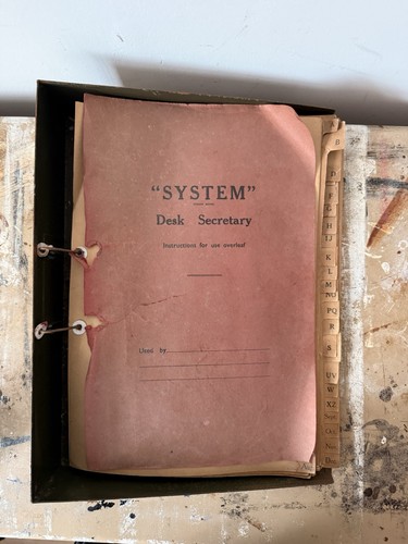 Vintage system desk - “system”,