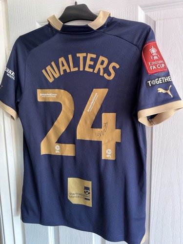 Port vale cup match worn - fa,