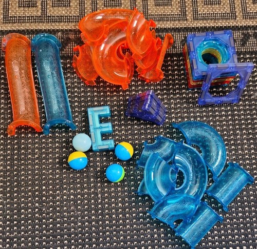 Marble run plastic magnetic - marble,