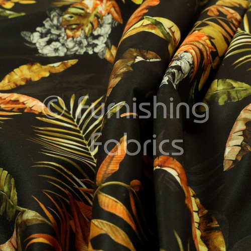 Full black rustic leaf - full, pattern