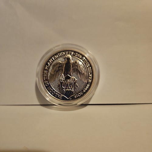 2oz silver falcon queens beast - falcon,