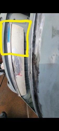 Classic mini rear roof gutter - classic,