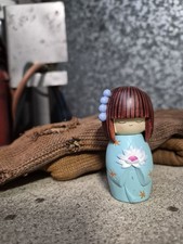 Kimono Zen Kokeshi Doll Resin