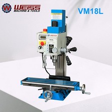 WEISS VM18L 5-1/2"x20" Benchtop Milling Machine Mini Mill Drill with R8 Spindle