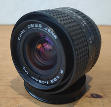 Carl Zeiss Jena P 28mm f/2.8 MC Wide Angle + Lens Caps - Praktica Bayonet Mount