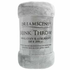 Luxury Faux Fur Large Silver