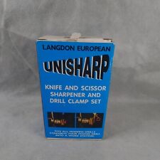 Unisharp Sharpener And Drill Clamp Set For Knives and Scissors 