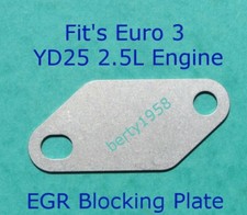 EGR Valve Blocking Plate. Euro