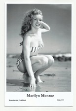 BX109) MARILYN MONROE SWIFTSURE PHOTO POSTCARD (201/777) FILMSTAR PIN UP GLAMOR