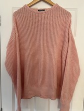 American Apparel Fisherman Jumper Pink UK M