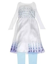 Disney Store Elsa Snow Queen Adaptive Costume, Frozen 2 Size M 128cm 
