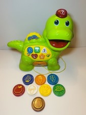 VTech Feed Me Dino Educational Toy with Lights and Sounds Dinosaur Complete VGC 