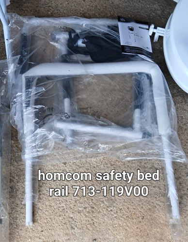 Homcom safety rail bed handle - homcom,
