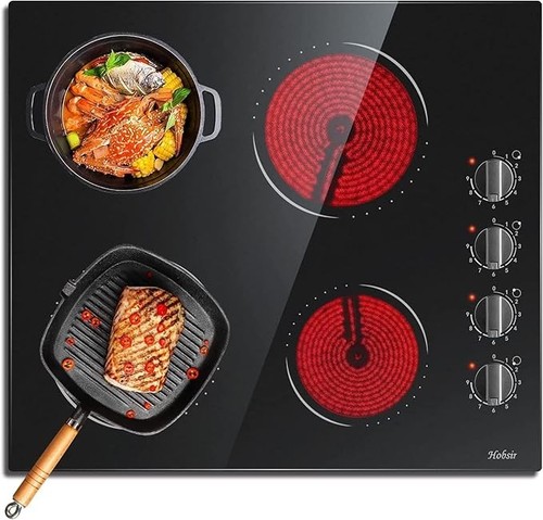 Ceramic hob zones - 4, electric