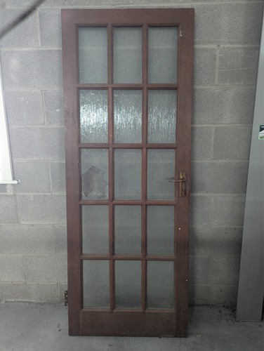 Internal wooden door with