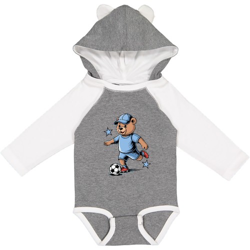 Inktastic boys soccer bear - soccer,