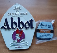 NEW abbot ale Metal pump clip