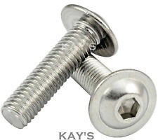 M4 M5 M6 M8 Flanged Button Head Socket Screw A2 Stainless Steel Fairing Bolts
