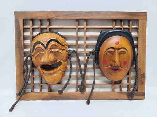 Rare hand carved hahoe - rare,