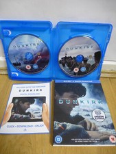 ?DUNKIRK?BLU-RAY+UV CODE 2 DISC SPECIAL EDITION REGION FREE CERT 12 UK PAL